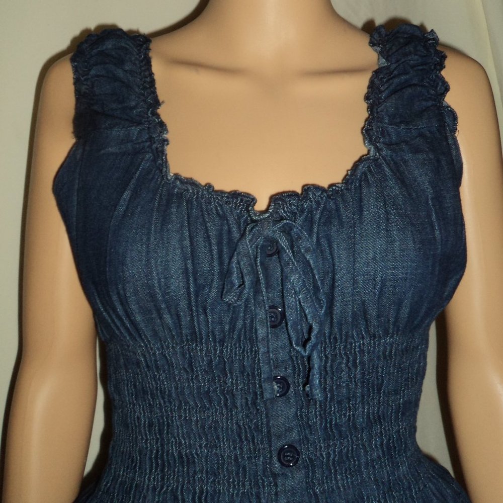 Denim Dancing Sun Dress